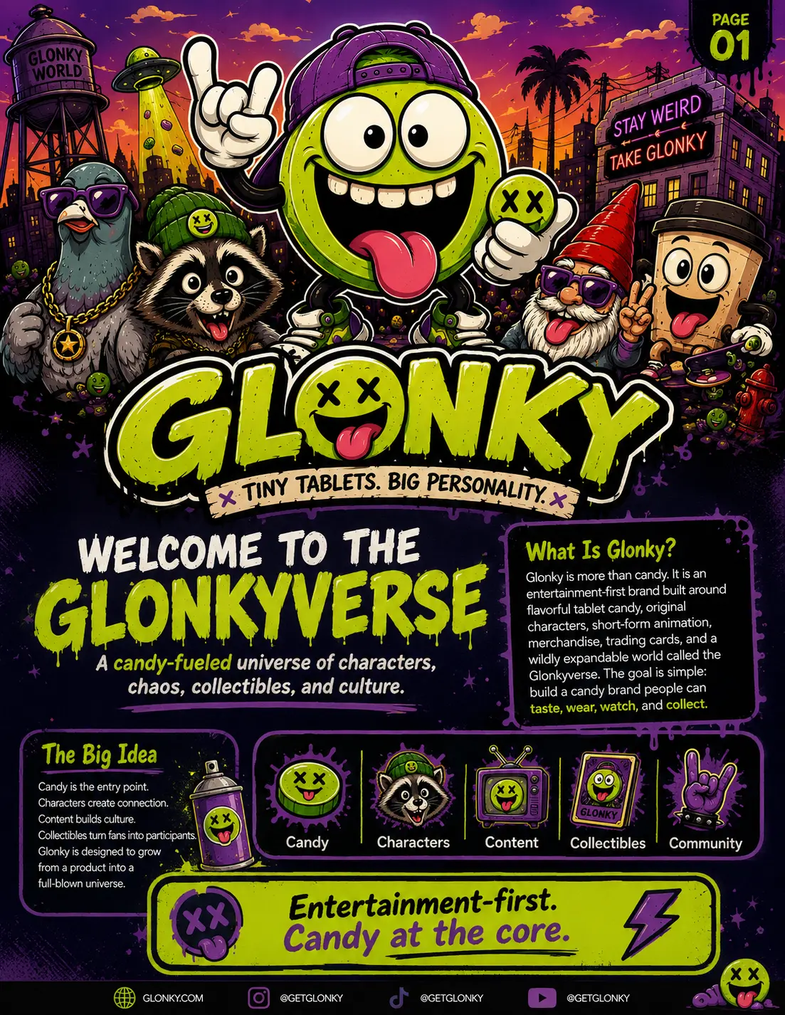 Welcome to the Glonkyverse concept art